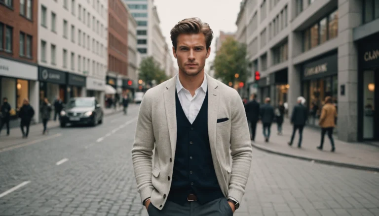 porter un cardigan homme