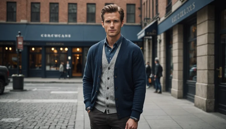 comment porter un cardigan homme