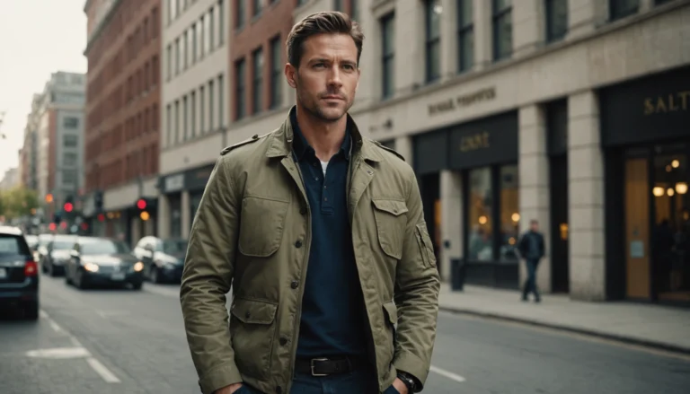 veste militaire homme