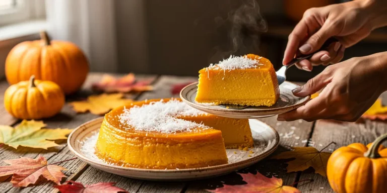 flan de potiron au parmesan
