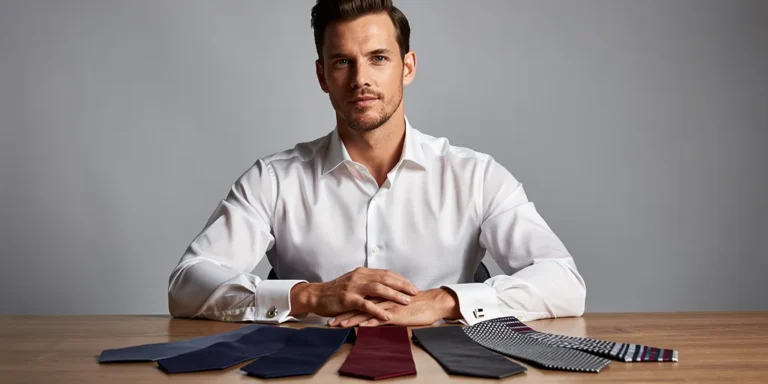 cravate chemise blanche