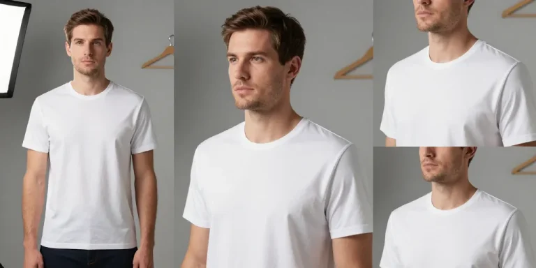 tee shirt blanc homme marque