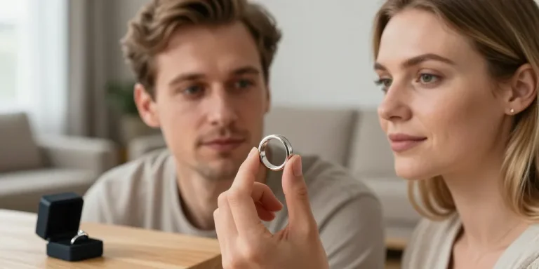 bague argent homme fiancaille