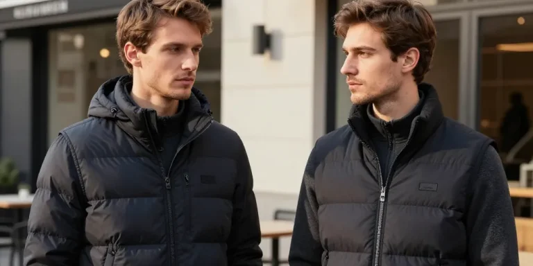 doudoune sans manche de marque homme