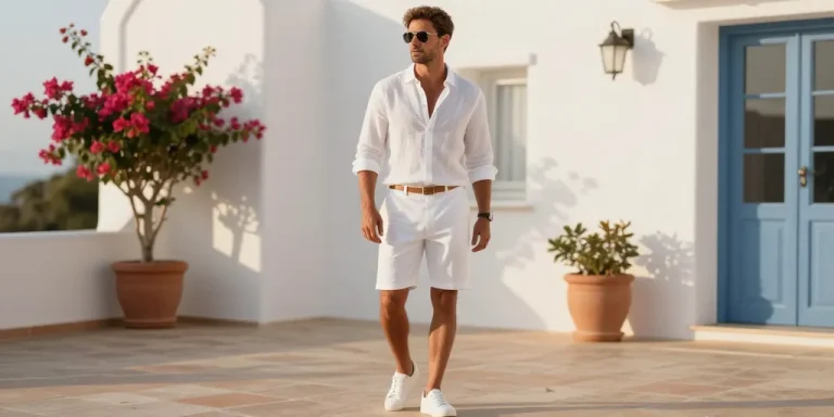 tenue homme blanche