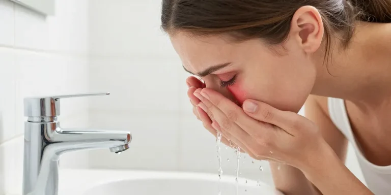 sperm dans l'oeil douleur