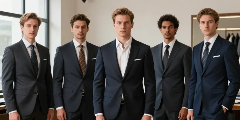 type de costume homme